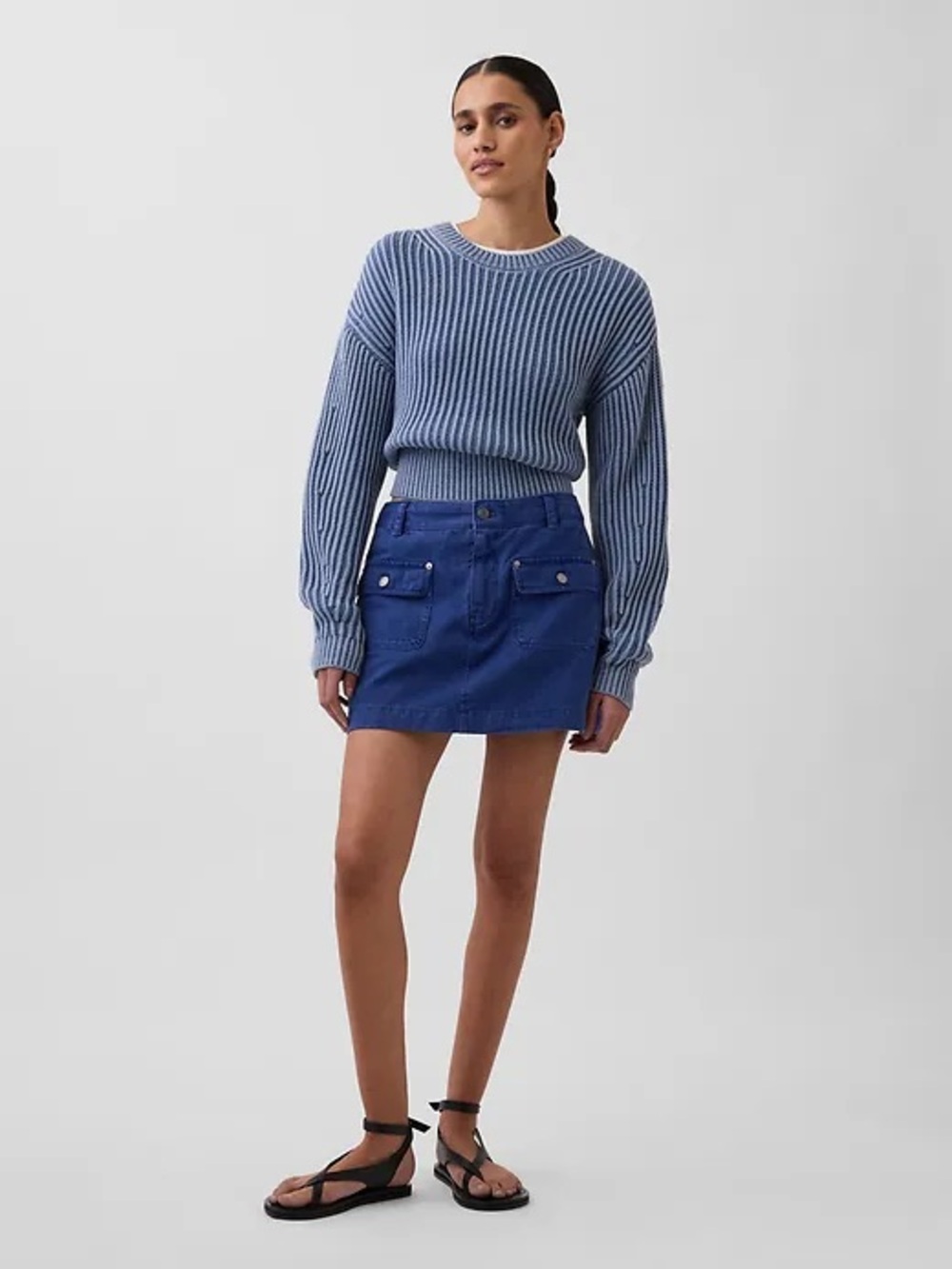 NWOT GAP Dark Blue Cargo Pocket Skort